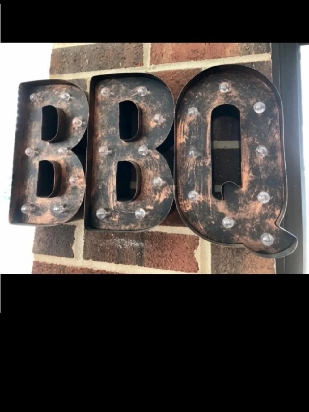Hobby Lobby decorative marquee